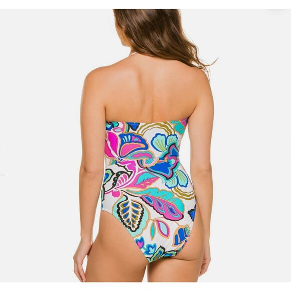 Trina Turk Multicolor Floral One Piece Swimsuit - Picture 2 of 10